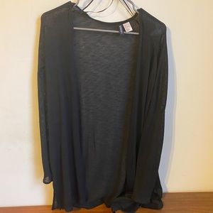 Black cardigan